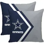 Dallas Cowboys NFL 16&#039;&#039; x 16&#039;&#039; Side Arrow Decor Pillows 2-Pack - F42534978