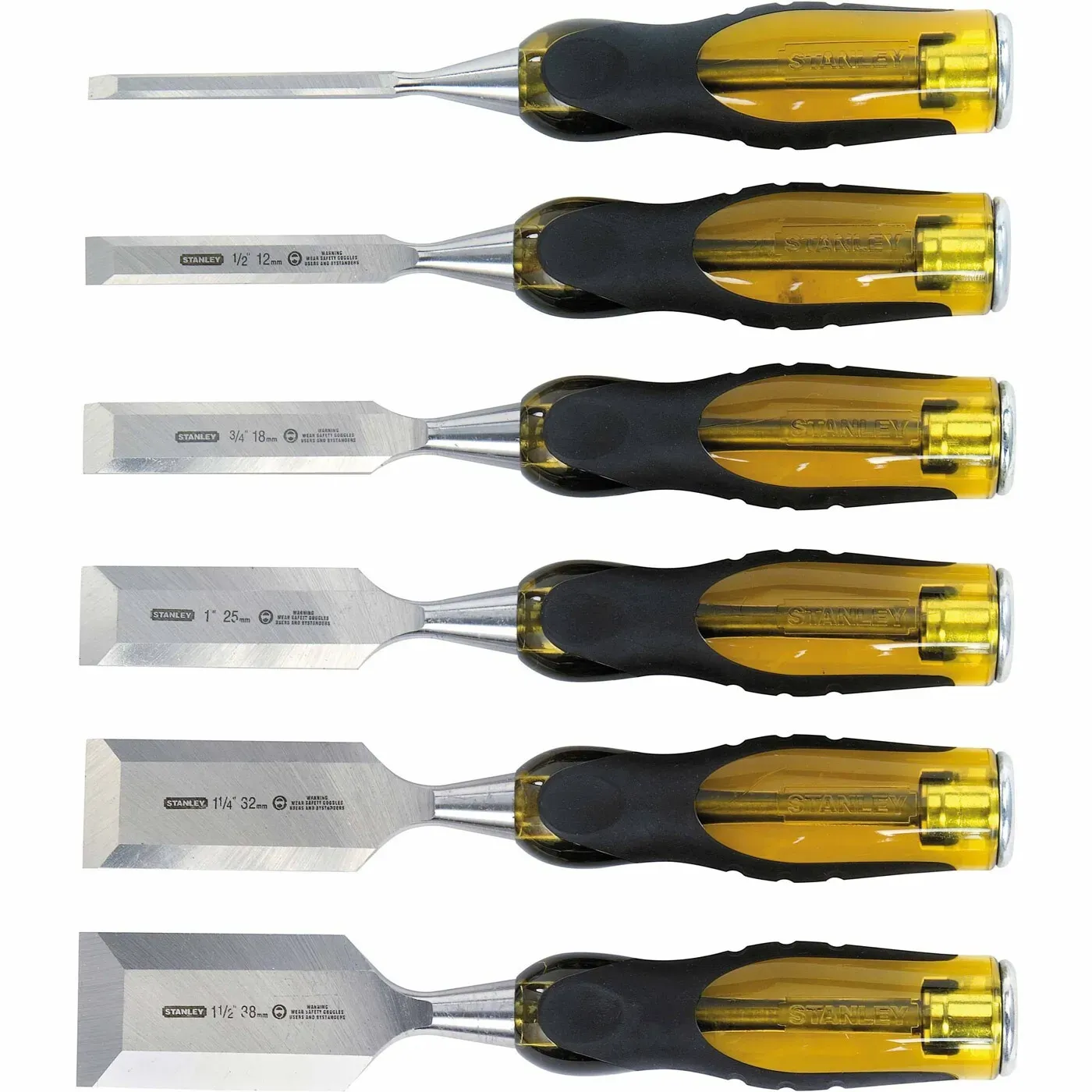 Stanley 16-971 Stanley FatMax Short Blade Chisel Set - 6 Pc.