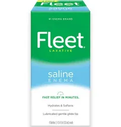 Fleet Laxative Saline Enema for Constipation, 4.5 Fl Oz (Pack of 48)