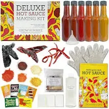 Deluxe DIY Hot Sauce Making Kit Everything Included Best Gift For Him