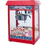 Winco Popcorn Showtime Electric Machine 8 oz, Red-POP-8R