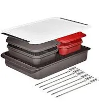 OXO SoftWorks Grilling Prep &amp; Carry System (10 Pieces)