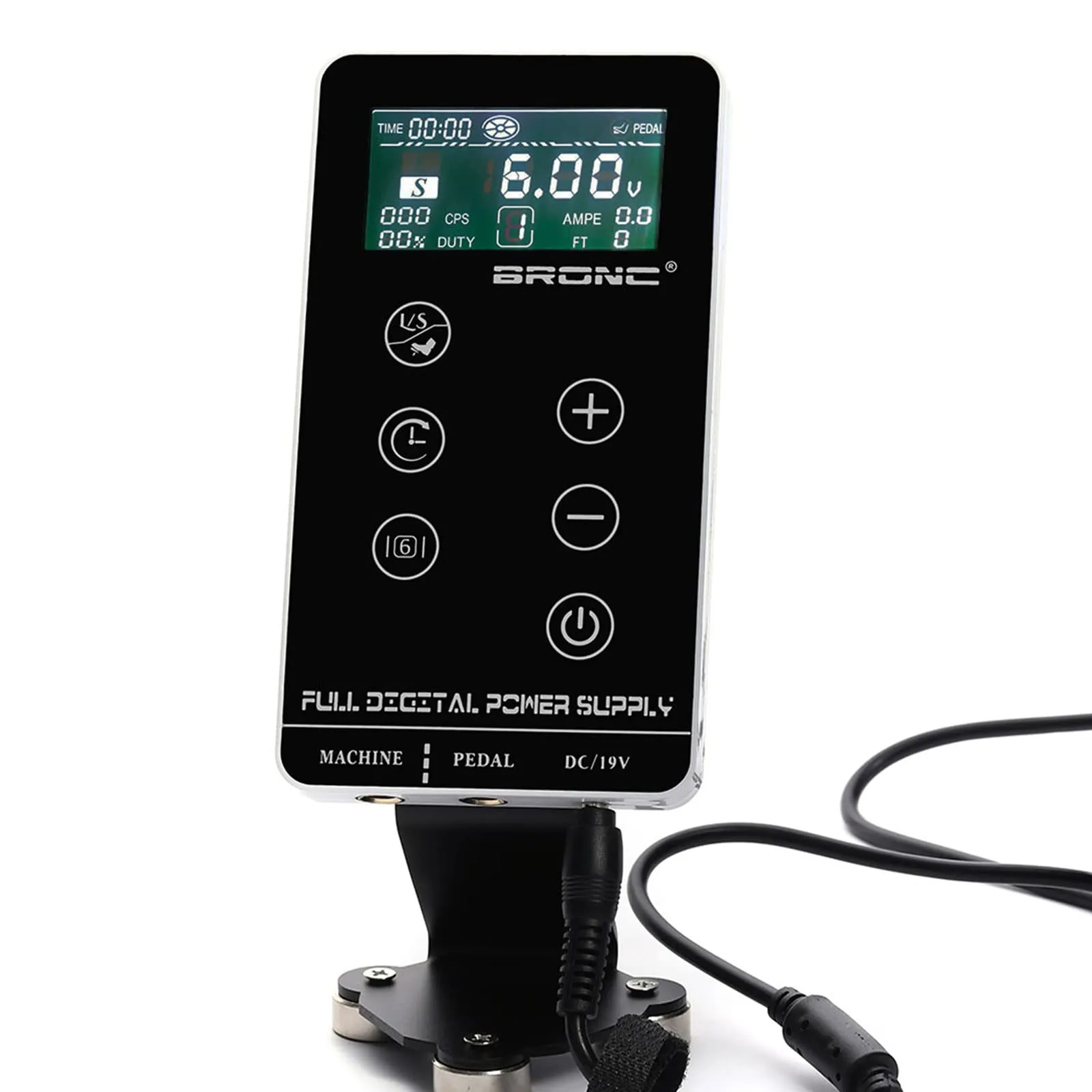 BRONC Professional Tattoo Power Supply Touch Screen Digital LCD Tattoo Machine