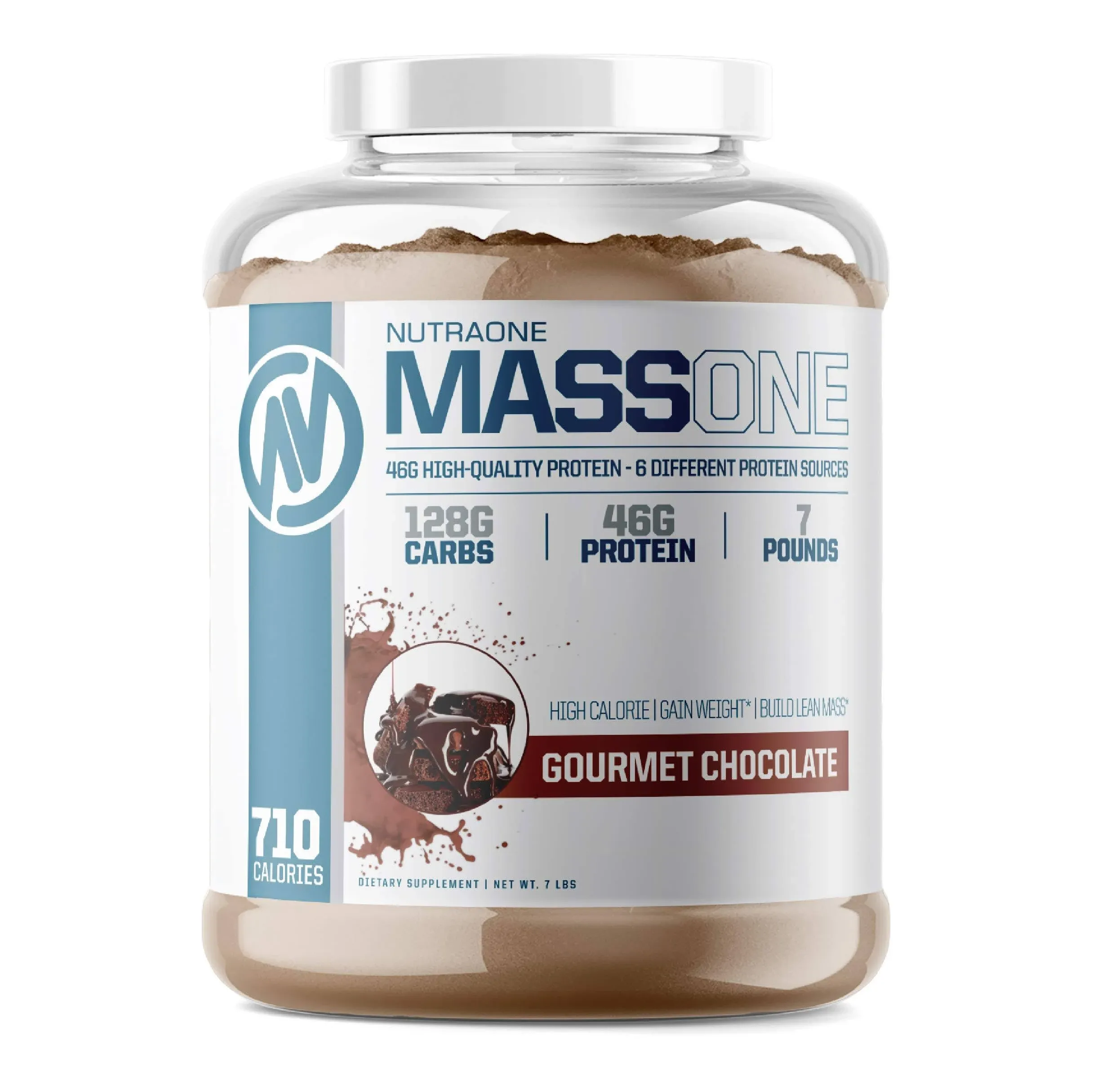 Massone Mass Gainer Protein Powder by NutraOne – Gain Mass Protein Meal 7 Lbs 