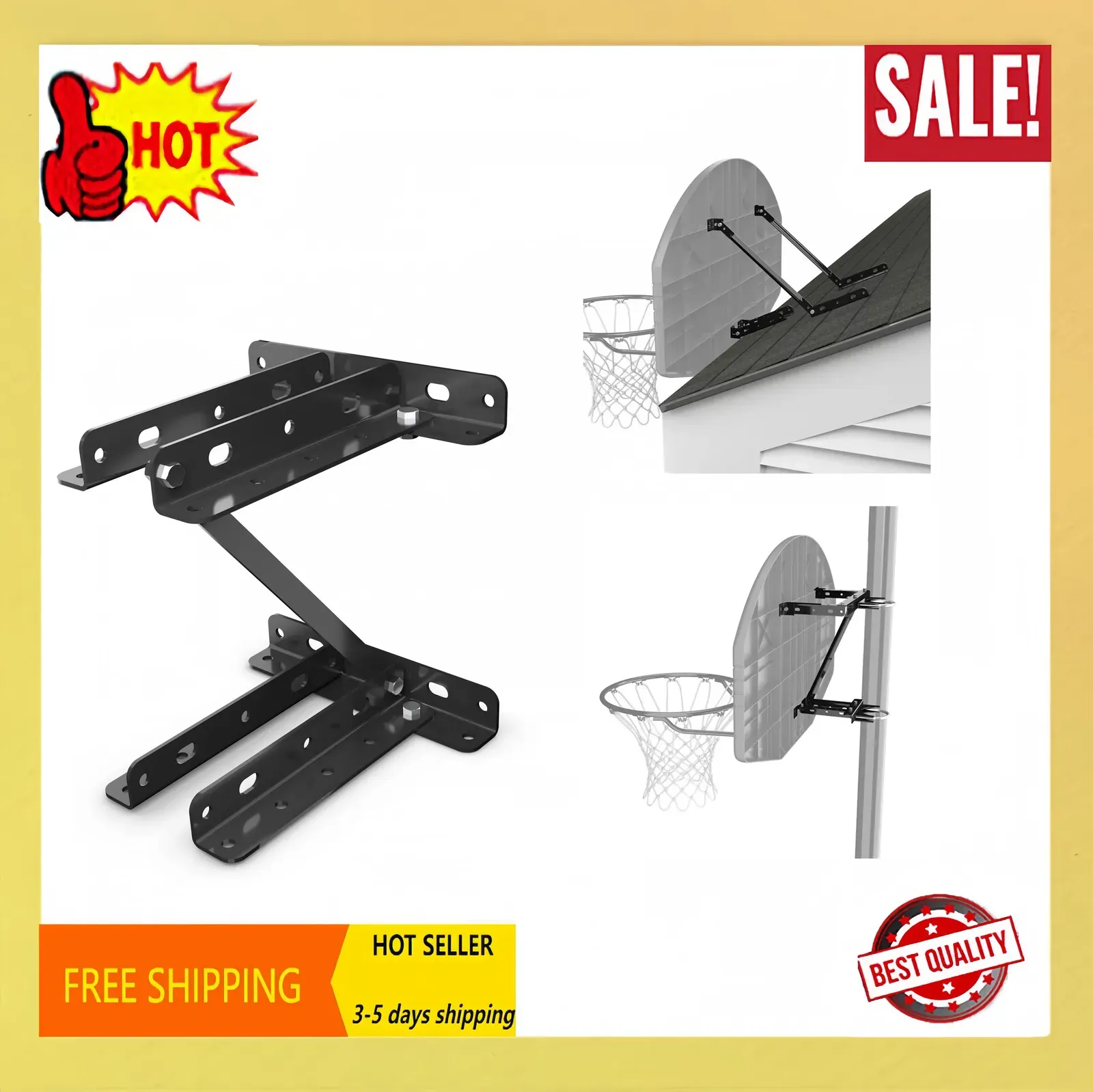 Spalding Universal Mounting Bracket，Adapts to roof or flat surface