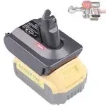 DW20V6 Adapter - Compatible with Dyson V6 Series Vacuum Cleaners and DeWalt 2...