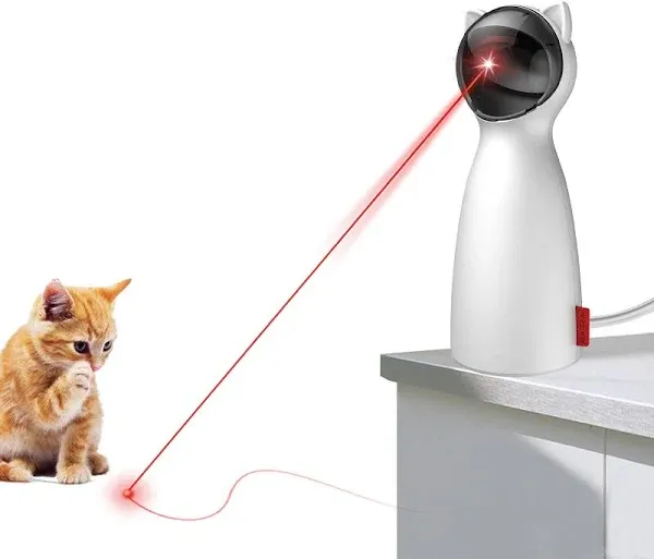 umosis Automatic Cat Laser Toy Interactive Cat Toys for Indoor Cats/Kitty/Dogs