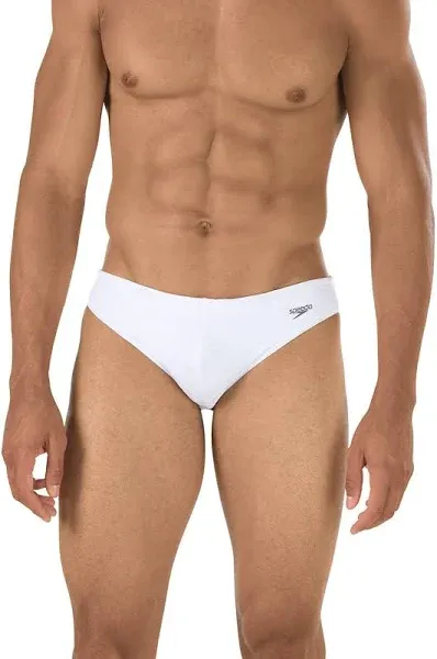 Speedo Men&#039;s 30 Black Swimsuit Brief PowerFlex Eco