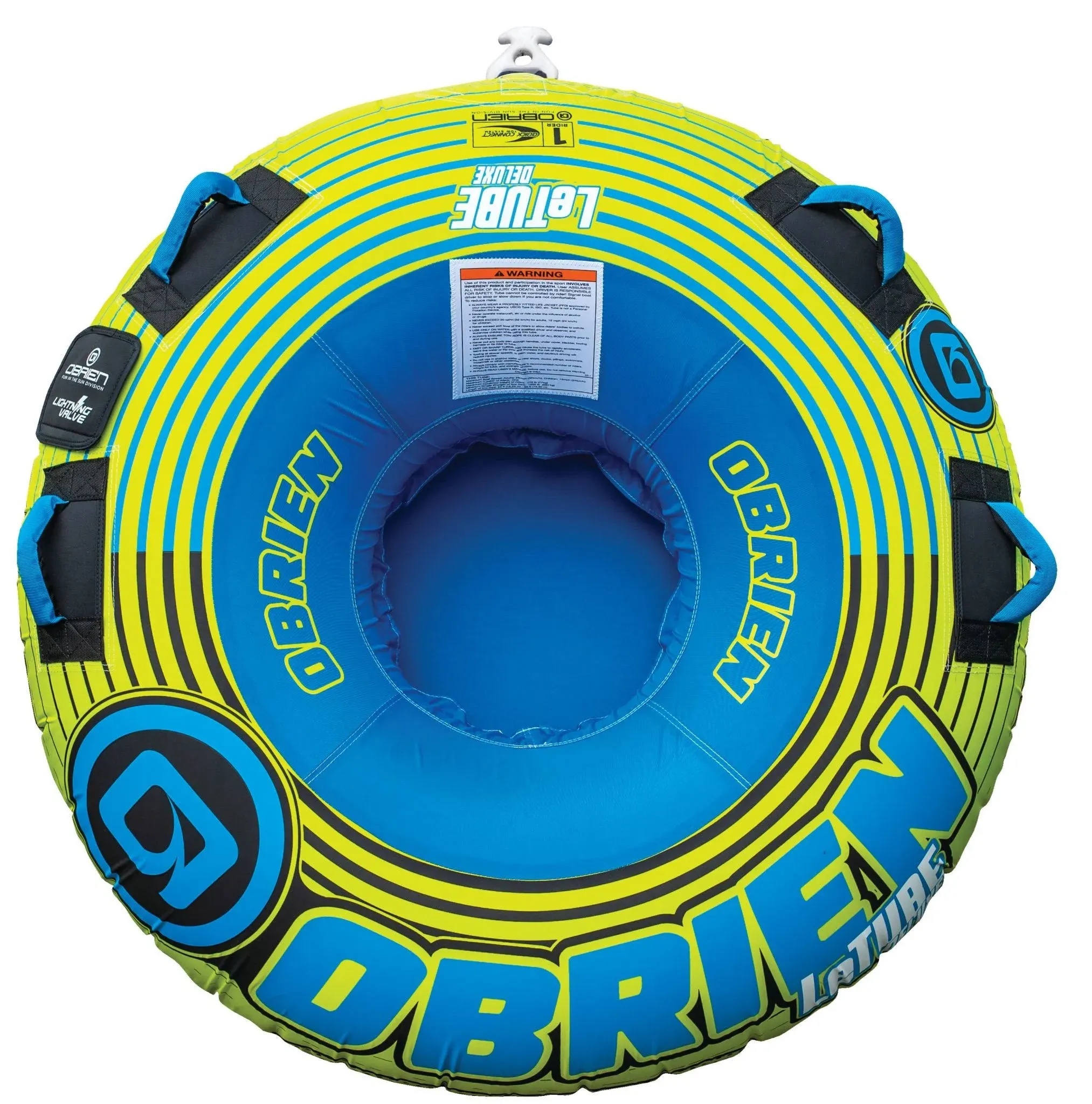 O Brien Le Tube Deluxe 56 Inch Single Rider Inflatable Towable Water Inner Tube