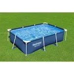 Bestway Steel Pro 8.5'x67"x24" Rectangular Above Ground Outdoor Swimming Pool