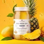 True Sea Moss, Żel z mchu morskiego, truskawka, 453 g