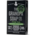 The Grandpa Soap Company Pine Tar Soap - 3.25 oz Bar (6 Pack)