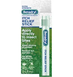 Benadryl Extra Strength Itch Relief Stick, 0.47 Oz