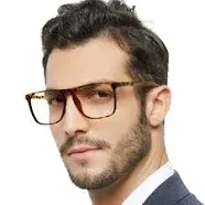 MARE AZZURO Large Blue Light Blocking Reading Glasses Men Computer Readers 0 1.0 1.25 1.5 1.75 2.0 2.25 2.5 2.75 3.0 3.5 4.0 5.0 6.0 (Matt Blue, 3.00)