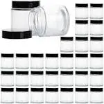 4oz Glass Jars with Lids, Hoa Kinh 30 Pack Clear Empty Cosmetic 