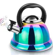 Weftnom Whistling Tea Kettle for Stovetop 3.5L Stainless Steel Tea Pot with Cool Ergonomic Folding Handle