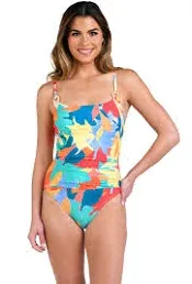 La Blanca Women's Fantasy Resort One-Piece Swimsuit