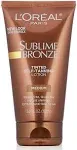 L'Oreal Paris Sublime Bronze Tinted Self Tanning Lotion, Medium Natural Tan 5 fl. oz