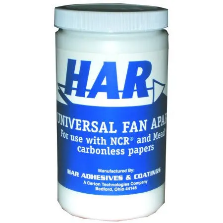 HAR Universal NCR Fan Apart Carbonless Paper Adhesive - Quart