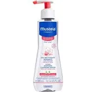 Mustela Cleansing Water w/ Aloe Vera For Baby&#039;s Face &amp; Body 25.35 fl oz/750 ml