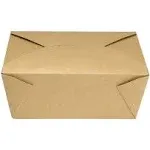 Karat Fold-To-Go Box #4 Kraft 160 Pcs