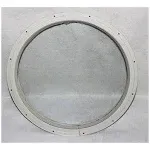 Shed Windows and More, Round Shed Window, White Small 16" Round Window, Playhouse Round Window