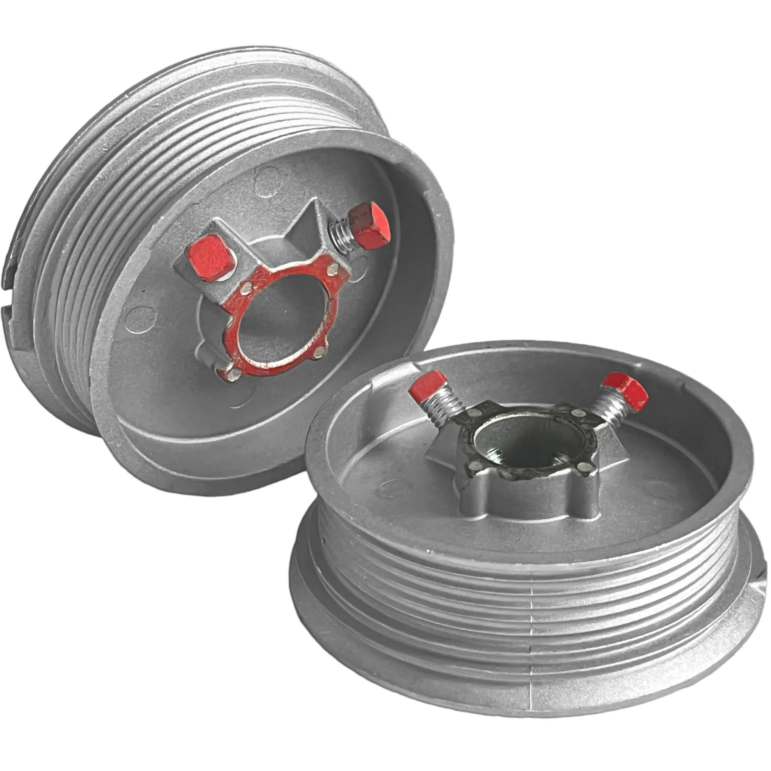 Standard Lift Garage Door Cable Drums 400-8 (1 Pair) - Fits Up to 8ft Doors, 1" Shaft, 1/8" Cables, 530lbs Max Weight