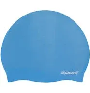 Sporti Silicone Swim Cap for Kids, Unisex Youth Swimming Cap, Protection Bathing Caps for Your Children, Aged 2-10