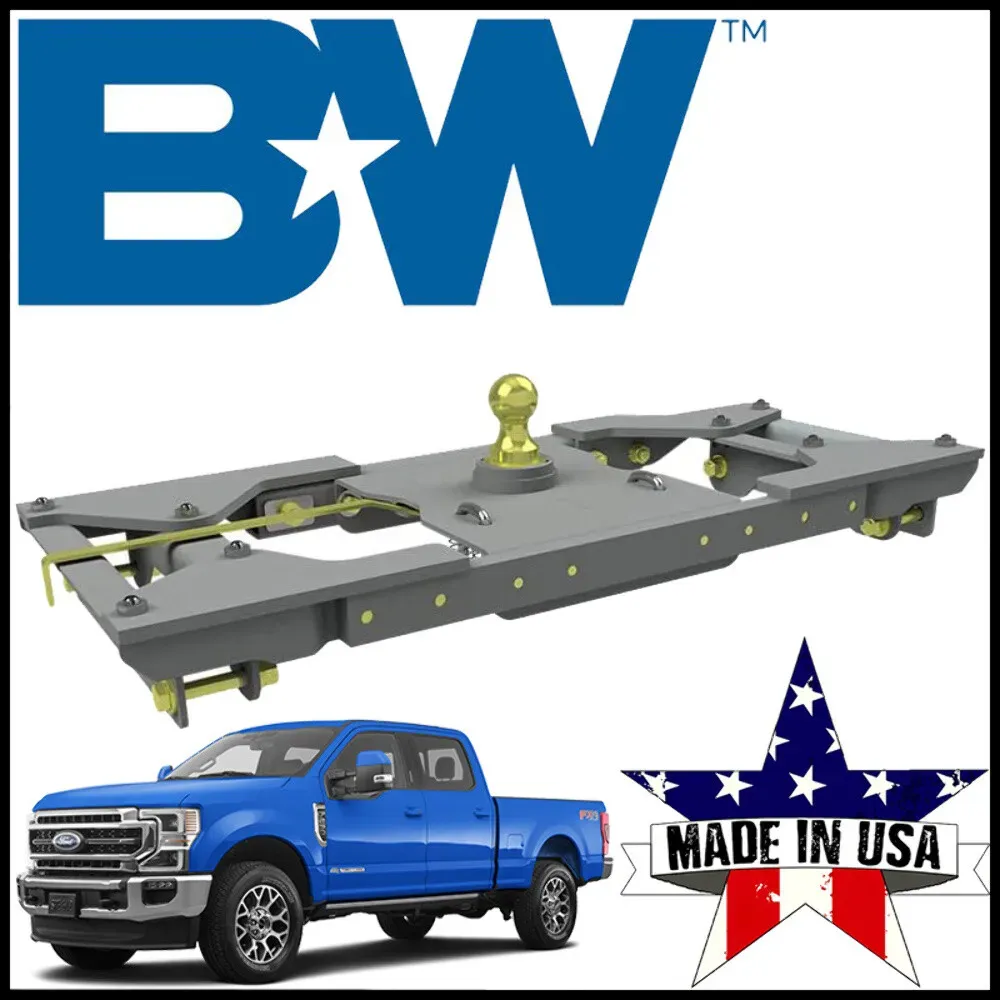 B&amp;W Turnoverball Gooseneck 5th Wheel Hitch Kit fits 17-22 Ford F-250 F-350 F-450