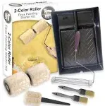 The Woolie 2-Color Paint Roller Faux Painting Technique (Beginner-Starter-KIT)