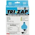 Tri-Zap Insecticide Cattle Ear Tags - 20 Pack