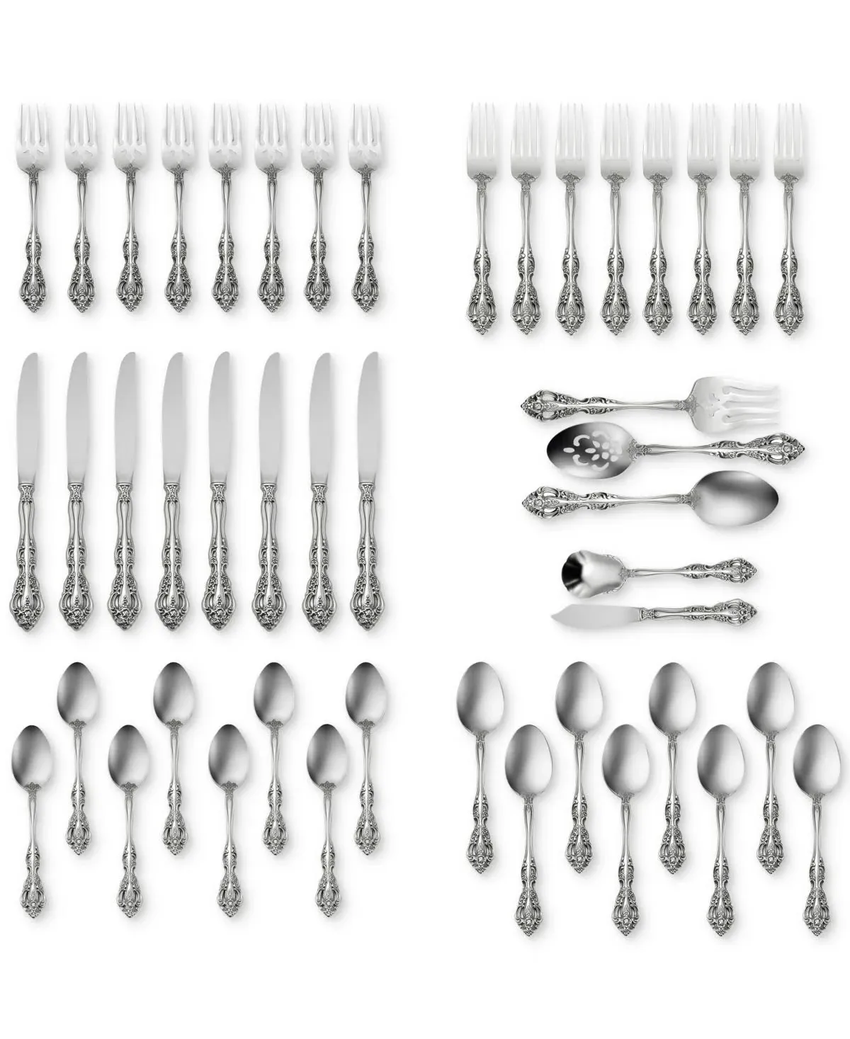 Oneida Michelangelo 45pc Fine Flatware Set