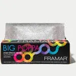 Framar Big Poppa Star Struck Silver Pop Up Hair Foil, Aluminum Foil Sheets, Hair Foils For Highlighting - 250 Foil Sheets – 10x14 inches