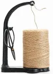 EatingBiting Cast Iron Garden Twine Holder Set 1300ft Natural Jute Twine String Rope Rack & Scissors Decorative & Practical Home Arts Crafts Tools Wrapping Packing Gardening