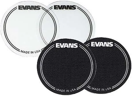 Evans EQ Single Pedal Patch, Clear Plastic