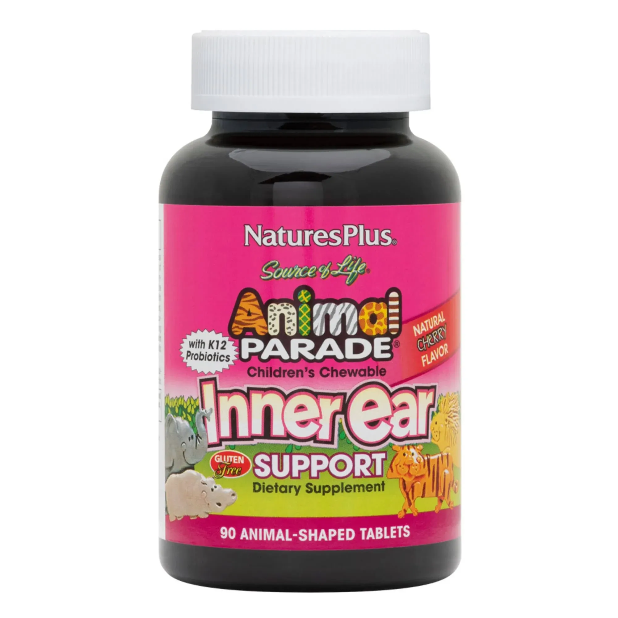 Nature's Plus Animal Parade Children's Chewable Inner Ear Support Dietary ...