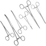 Ultimate Hemostat Set of 6 Piece Dental Hobby Tools, Electronics, Fishing