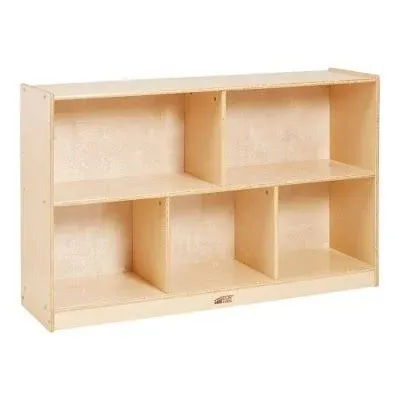 Ecr4kids Birch 5-Compartment Storage Cabinet 30"H