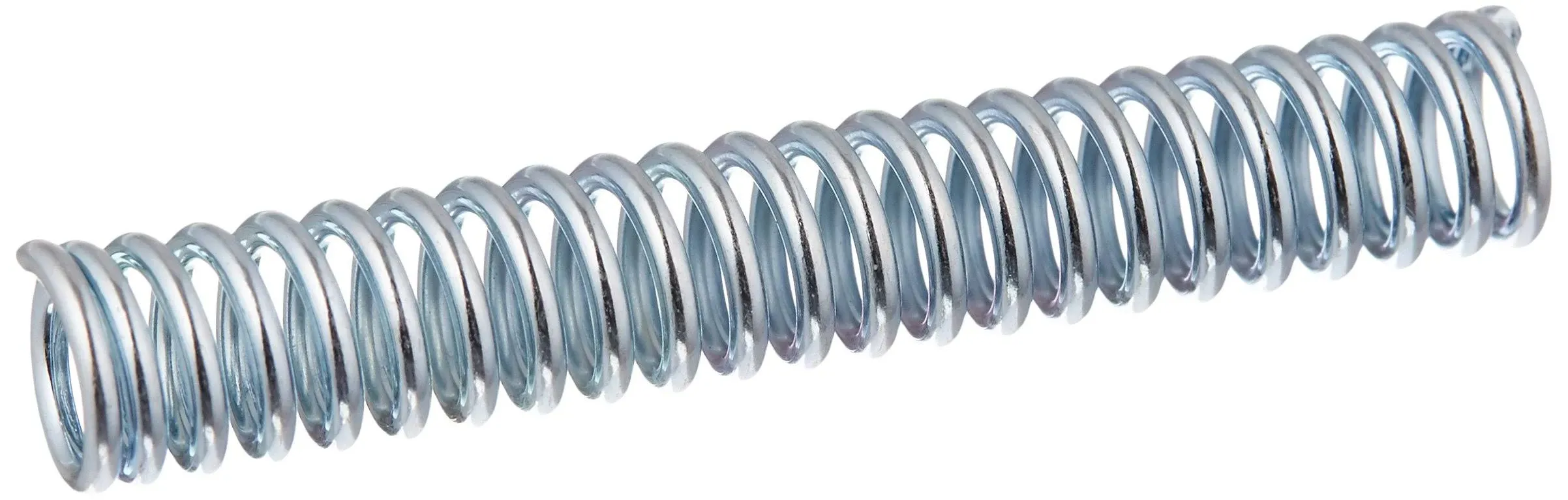 Prime-Line SP 9726 Compression Spring, Spring Steel Construction, Nickel-Plated Finish, 0.047 GA x 5/16 In. x 2 In. (4 Pack)