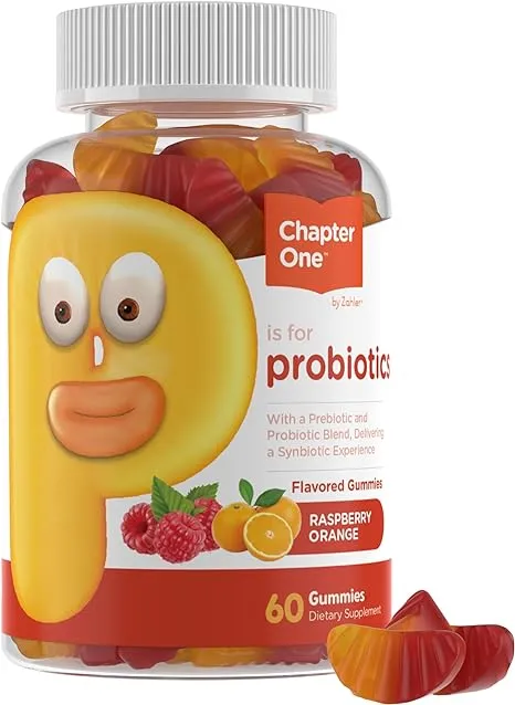 Chapter One, Probiotic Gummies, Raspberry Orange