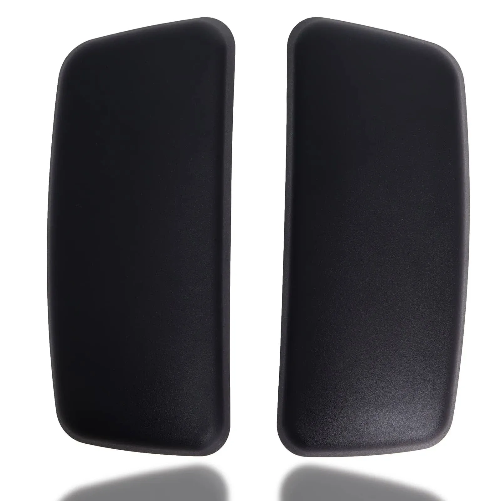 New Arm Pads Caps Replacement for Haworth Zody Office Chair 1 Pair Black/Gray (Black)