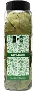 NPG Whole Bay Leaves 2 Ounces, Whole Bay Leaf Dried, Gluten Free Raw Non-irradiated & Non-GMO, Bay Laurel Leaves Spice Pair Well in Stew, Soup, Sauce, Seafood, Meat and Vegetable Dishes