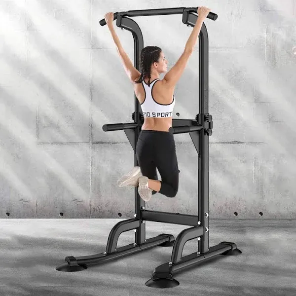 Sogespower Power Tower Dip Station Pull Up Bar