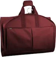 WallyBags® 48” Deluxe Tri-Fold Carry On Travel Garment Bag with three pockets for men & women