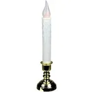 Northlight LED Christmas Candle Lamp with Automatic Timer - 8.5" - Clear