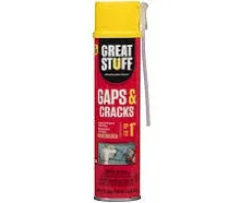 Great Stuff 157911 Insulating Foam Sealant, 20 Ounce, Ivory