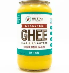 Tin Star Foods Ghee Grassfed