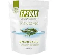 Tea Tree Oil Foot Soak with Epsoak Epsom Salt - 4 lbs. (Qty. 2 x 2 lb. Bags) Fights Athlete's Foot & Unpleasant Foot Odor - Made in USA