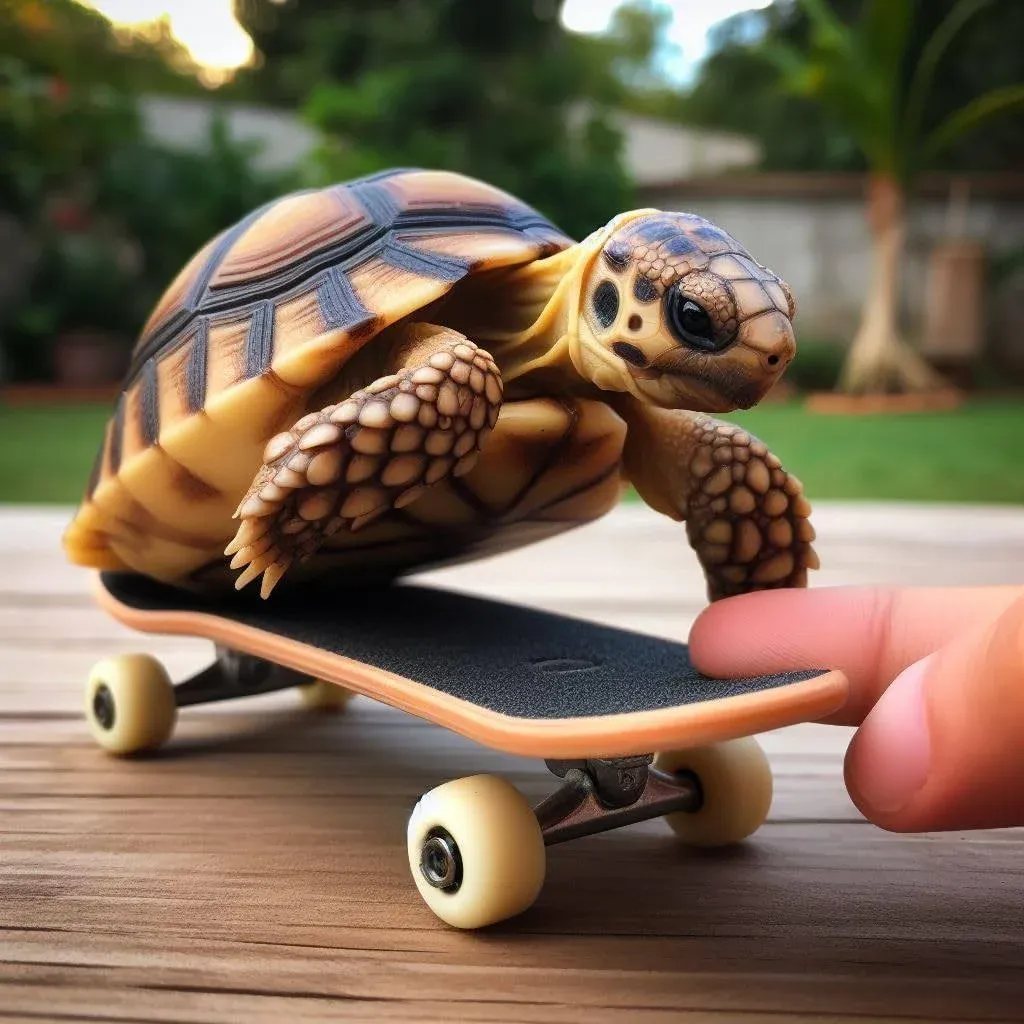 Create Memorable Moments with Your Pet Turtle on the Eye-Catching Walking Skateb