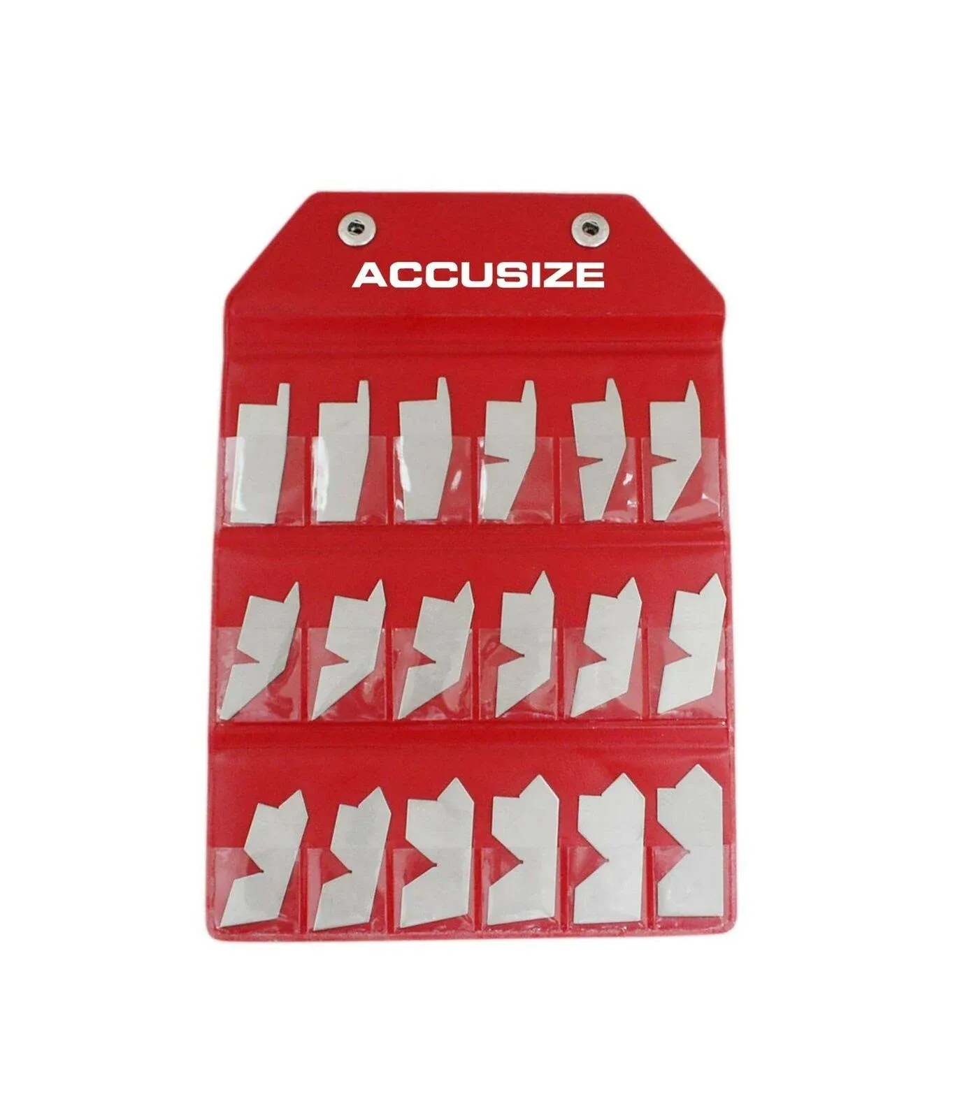 Accusize Industrial Tools 18 Pc Angle Gauge Set, 3602-5050